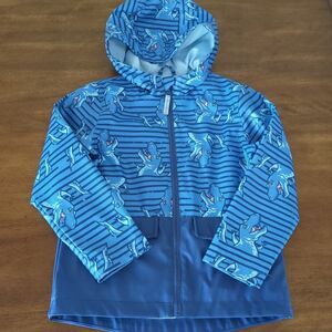 Cat & Jack Jackets & Coats Cat & Jack Raincoat blue color Dinosaur print kids XS